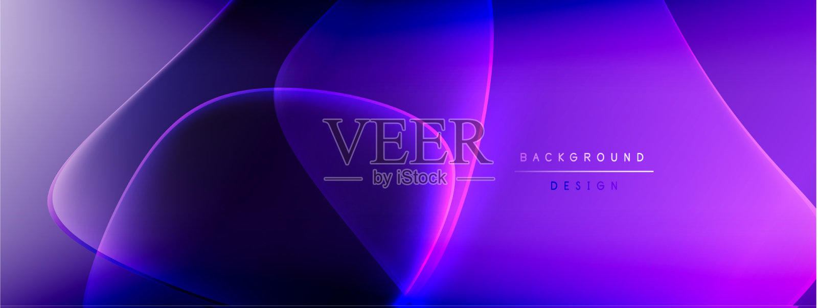 摘要背景-液体气泡的形状插画图片素材