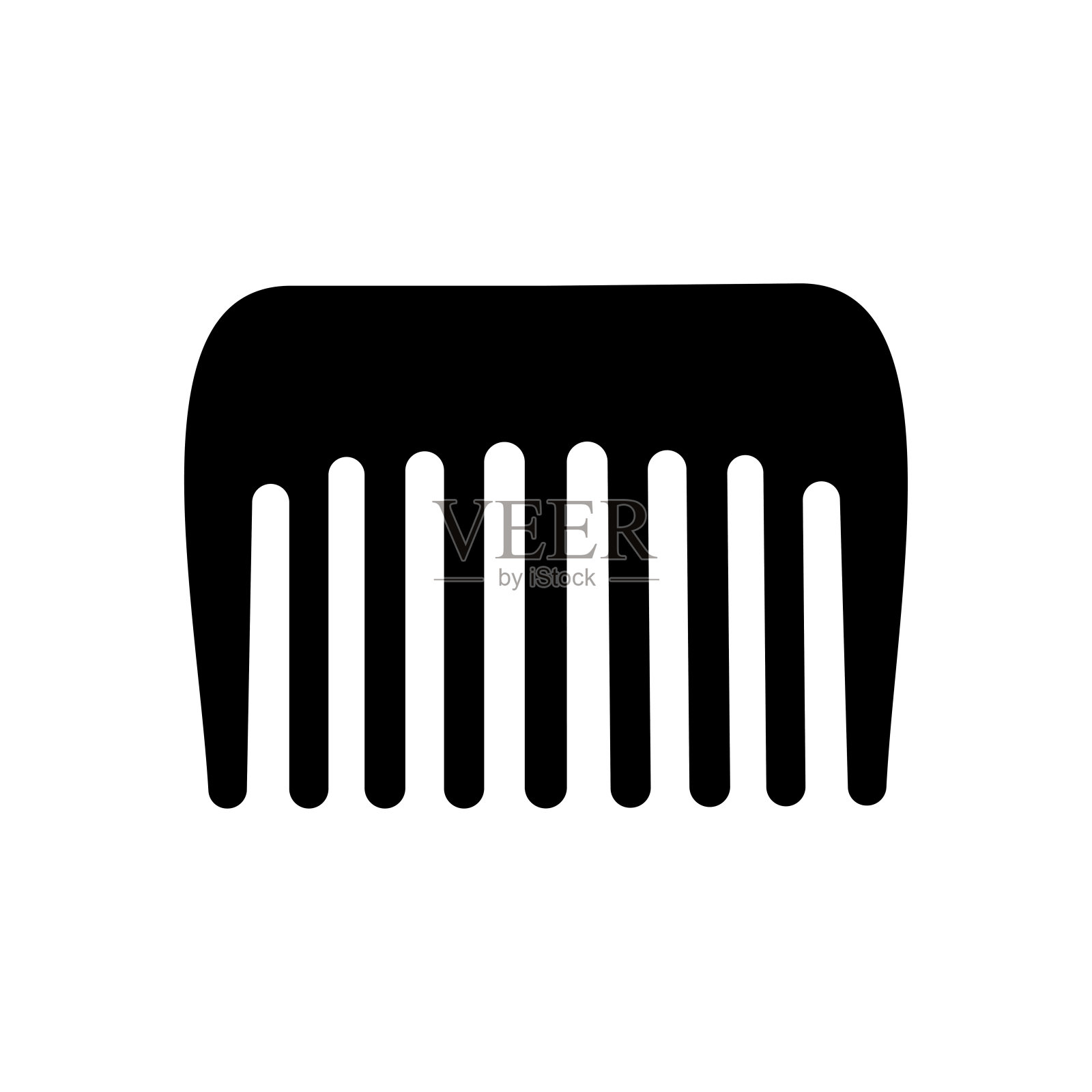 梳状图标矢量插图设计插画图片素材
