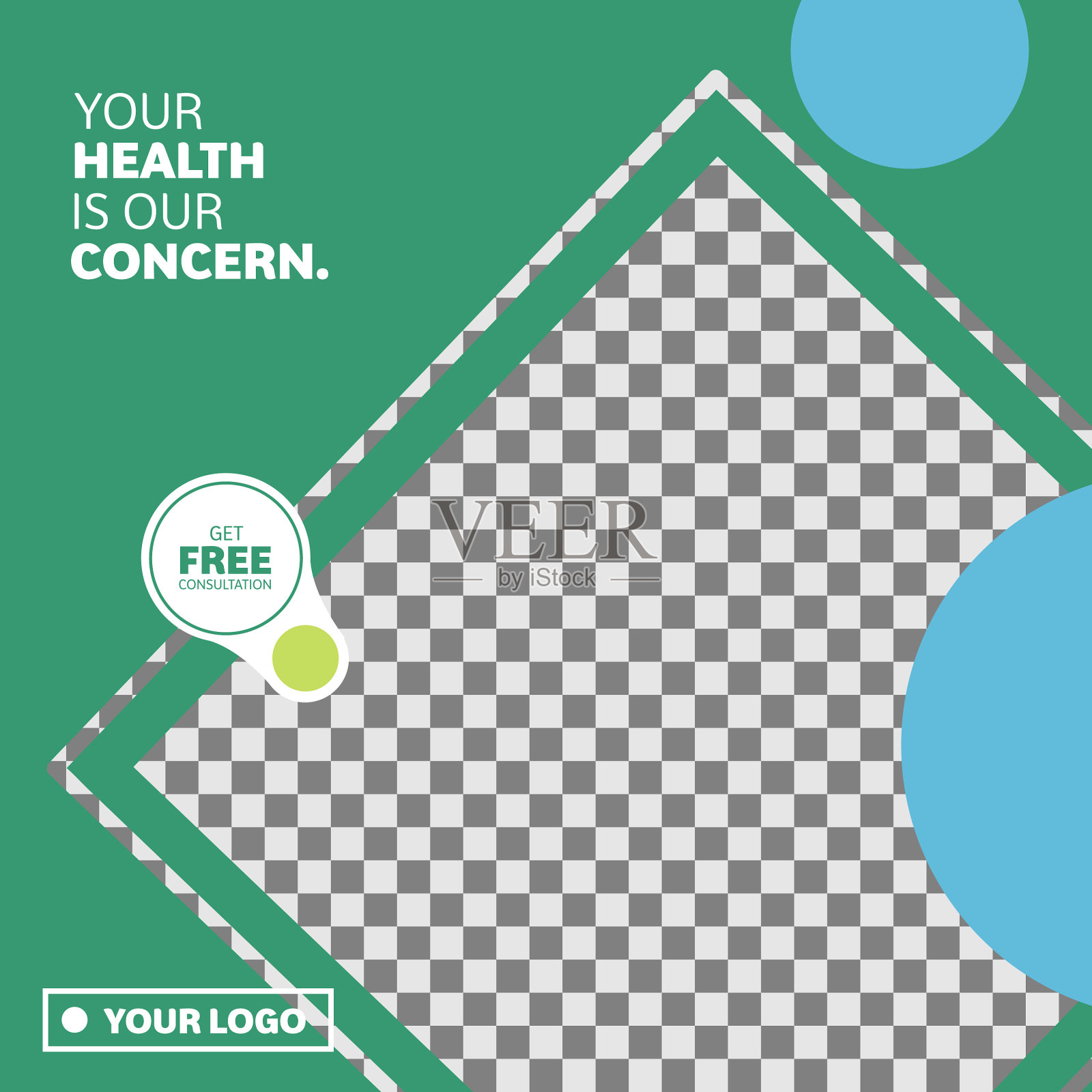 医疗和健康布局横幅模板设计模板素材