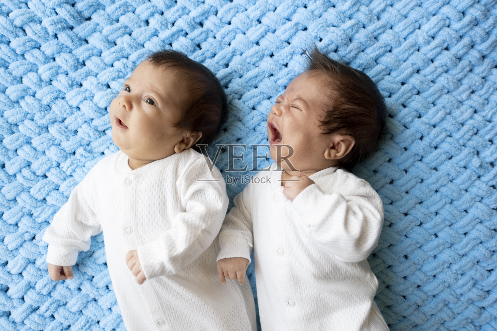 新生双胞胎兄弟照片摄影图片