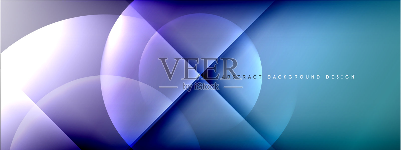 抽象背景-圆和十字上插画图片素材