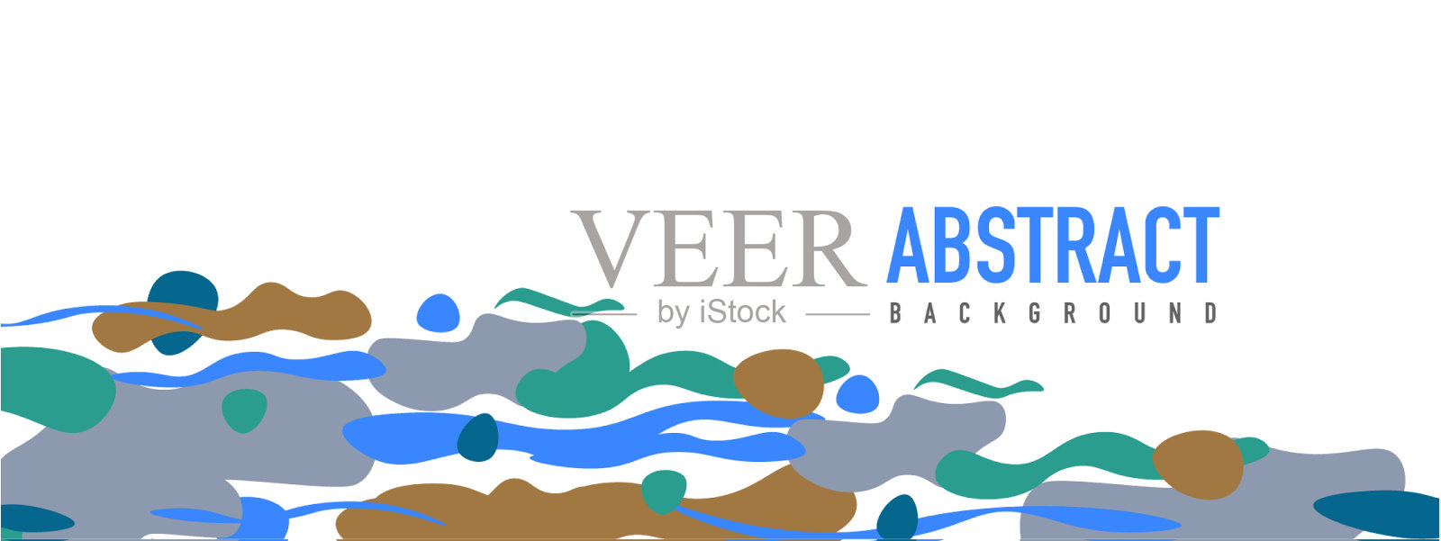 时尚的液体风格塑造抽象设计插画图片素材