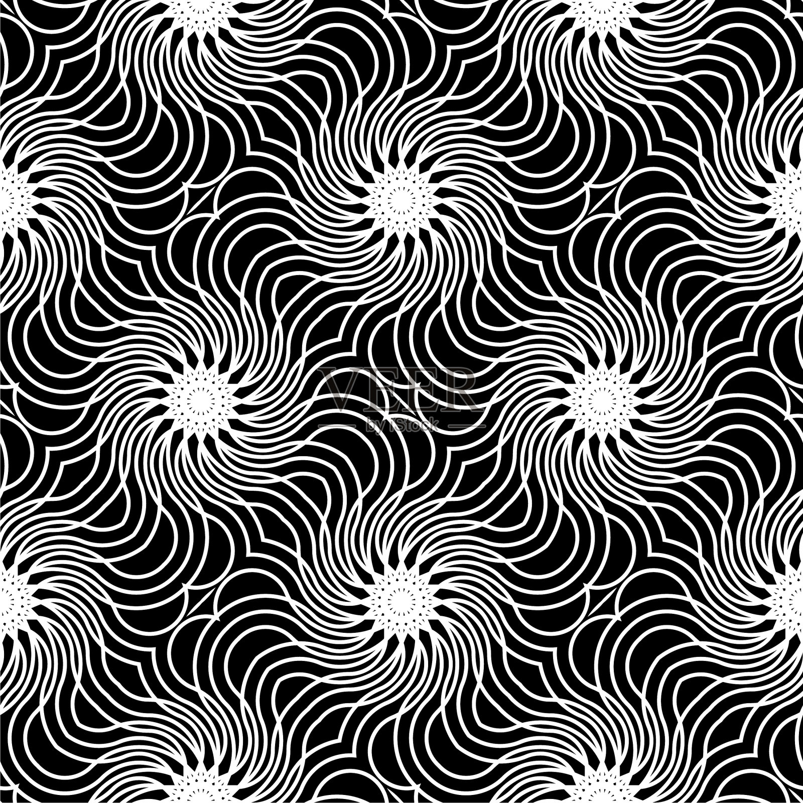 设计无缝螺旋扭曲背景插画图片素材
