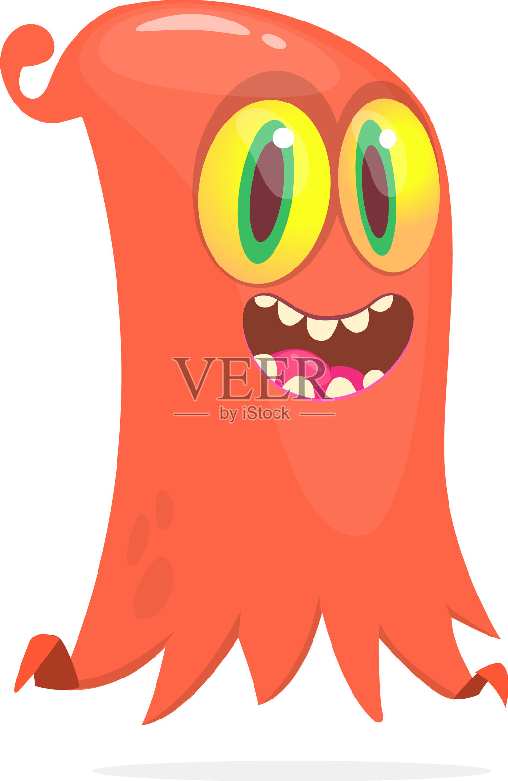 快乐卡通飞怪滑稽鬼设计元素图片