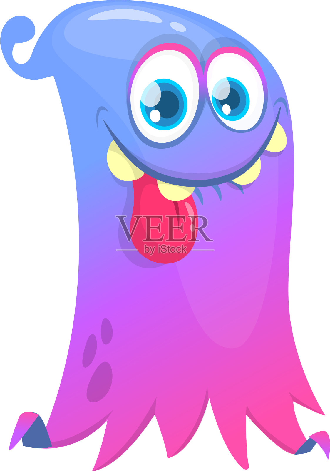 快乐卡通飞怪滑稽鬼设计元素图片