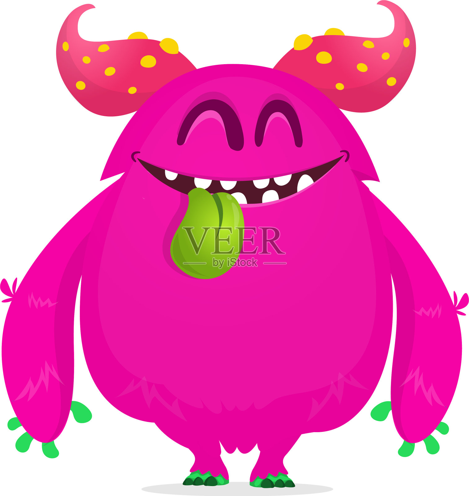 搞笑卡通怪兽怪兽设计元素图片