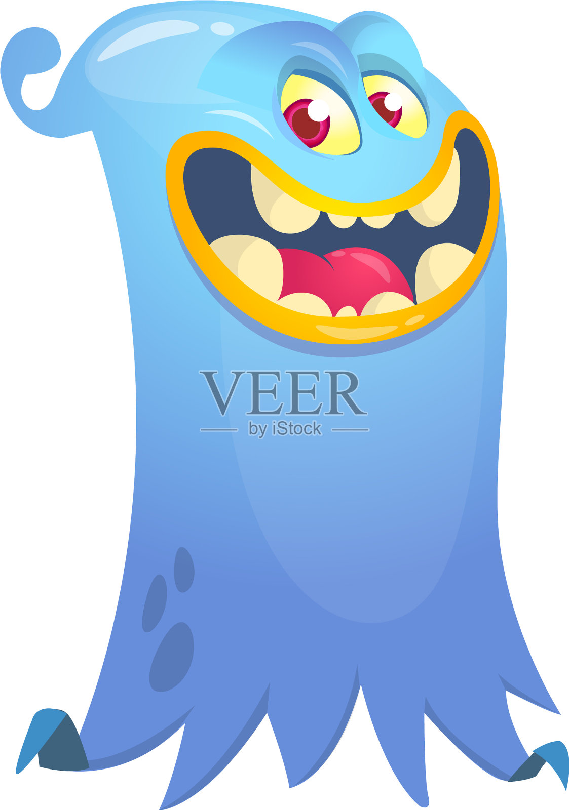 快乐卡通飞怪滑稽鬼设计元素图片