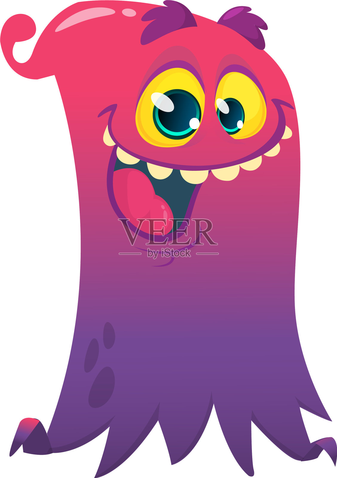 快乐卡通飞怪滑稽鬼设计元素图片