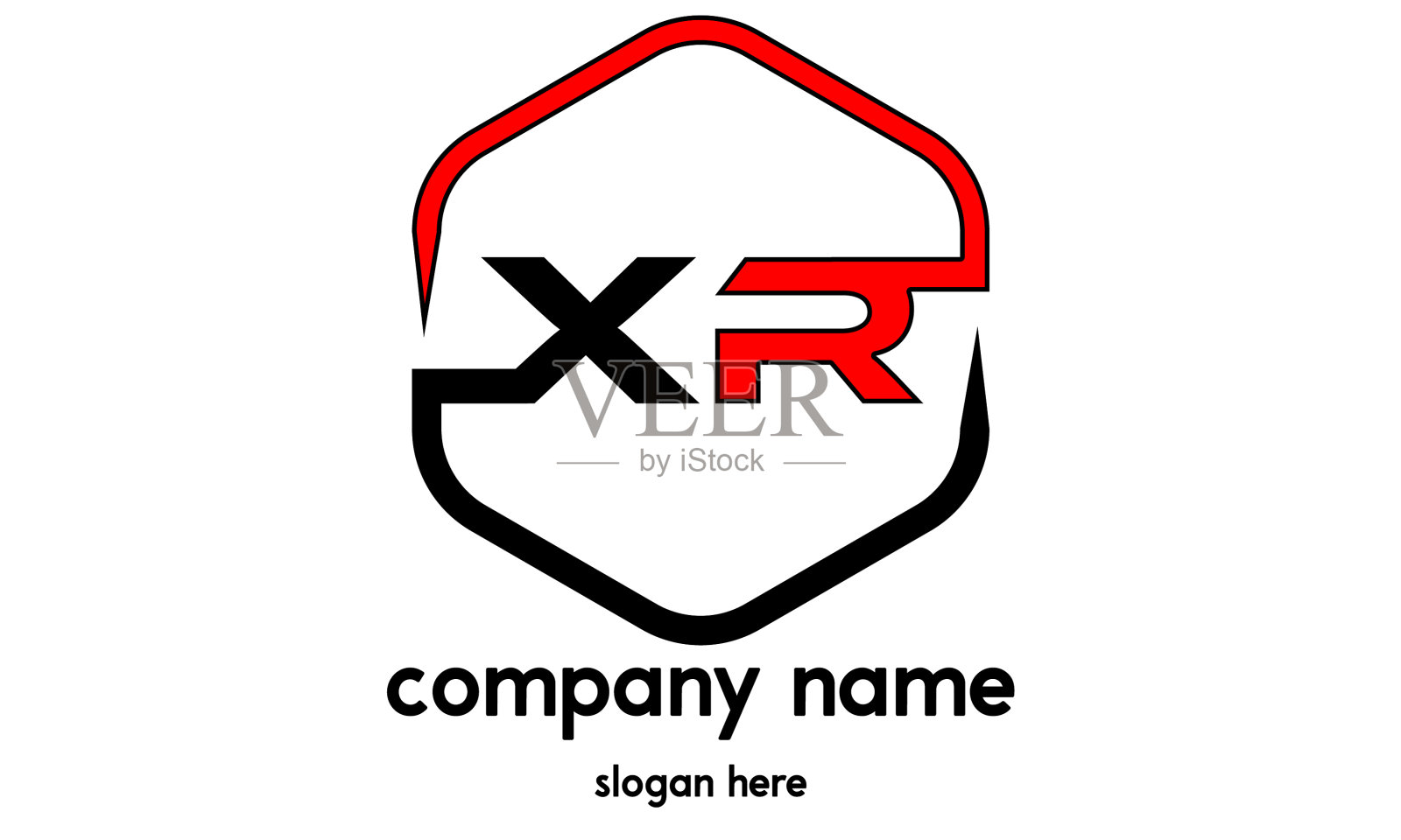 xr标志插画图片素材