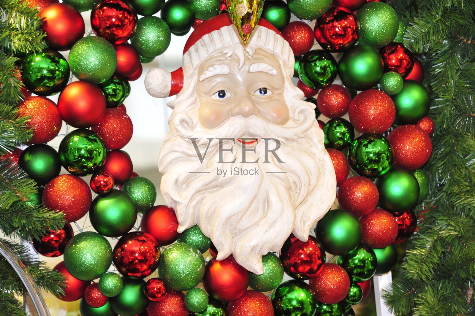 圣诞老人或圣诞老人照片摄影图片