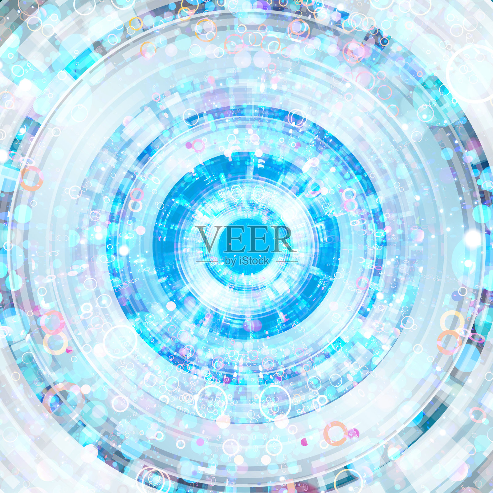 技术概念，闪亮的灯光爆炸，抽象的未来背景照片摄影图片