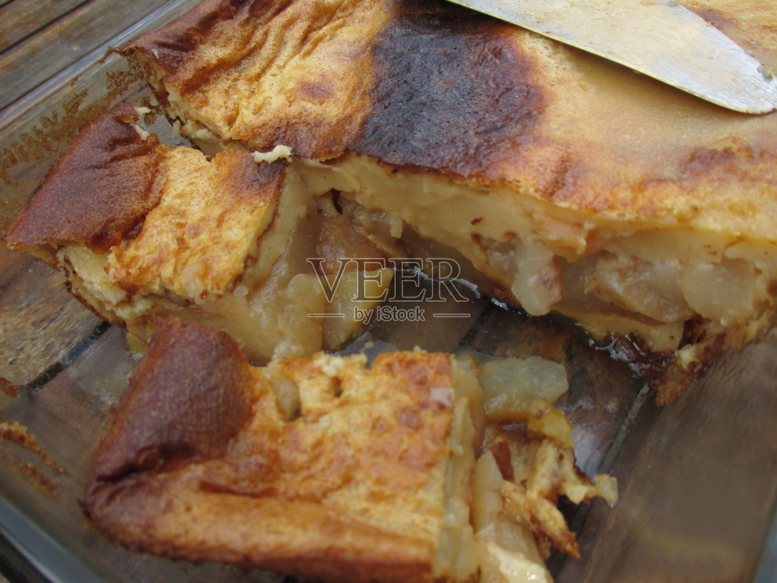 烤苹果馅饼法国美食照片摄影图片