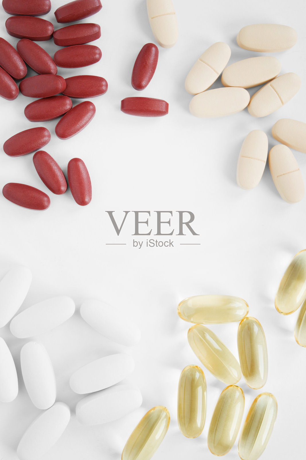 白色的药片照片摄影图片