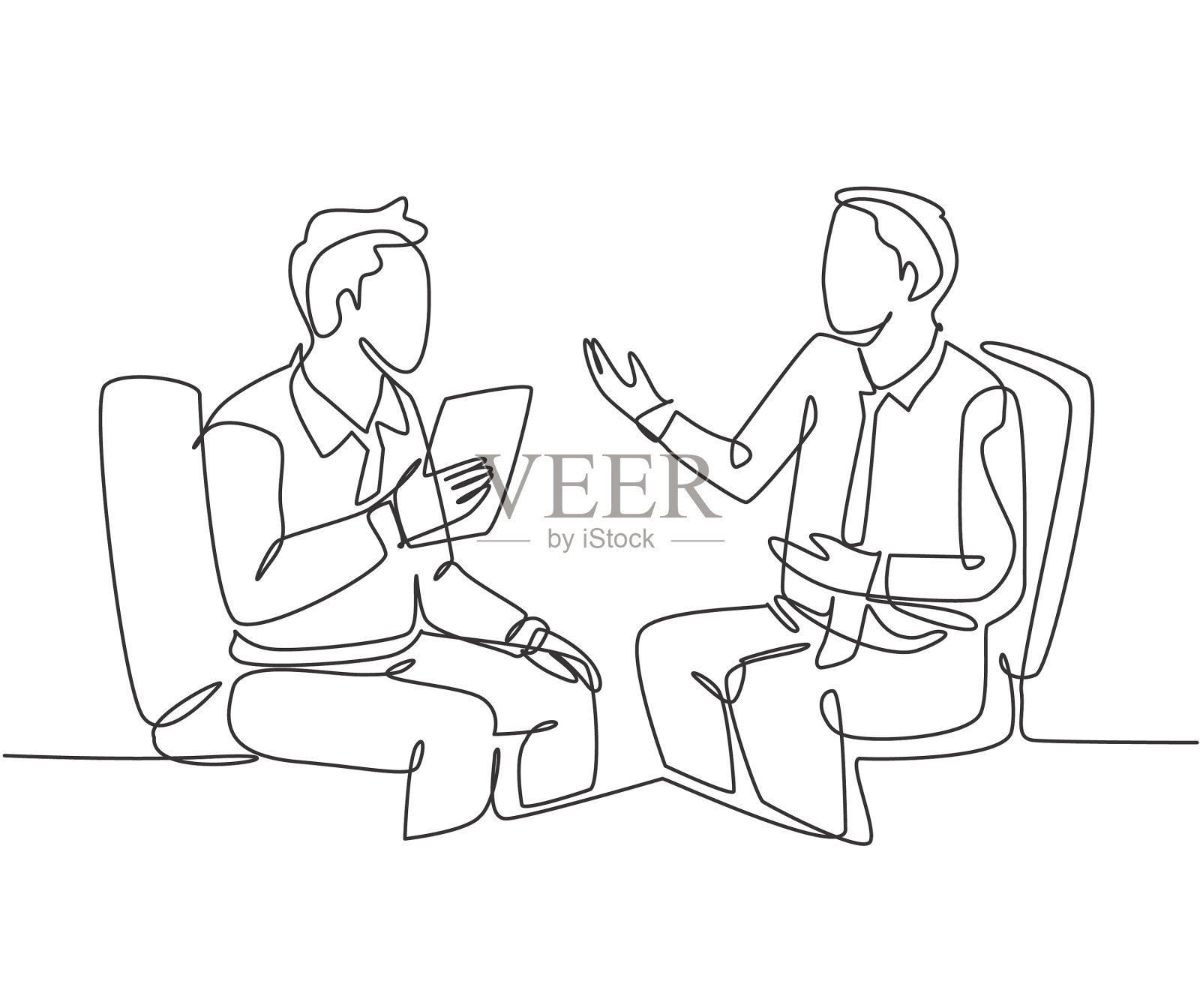 业务协议概念一条龙设计元素图片