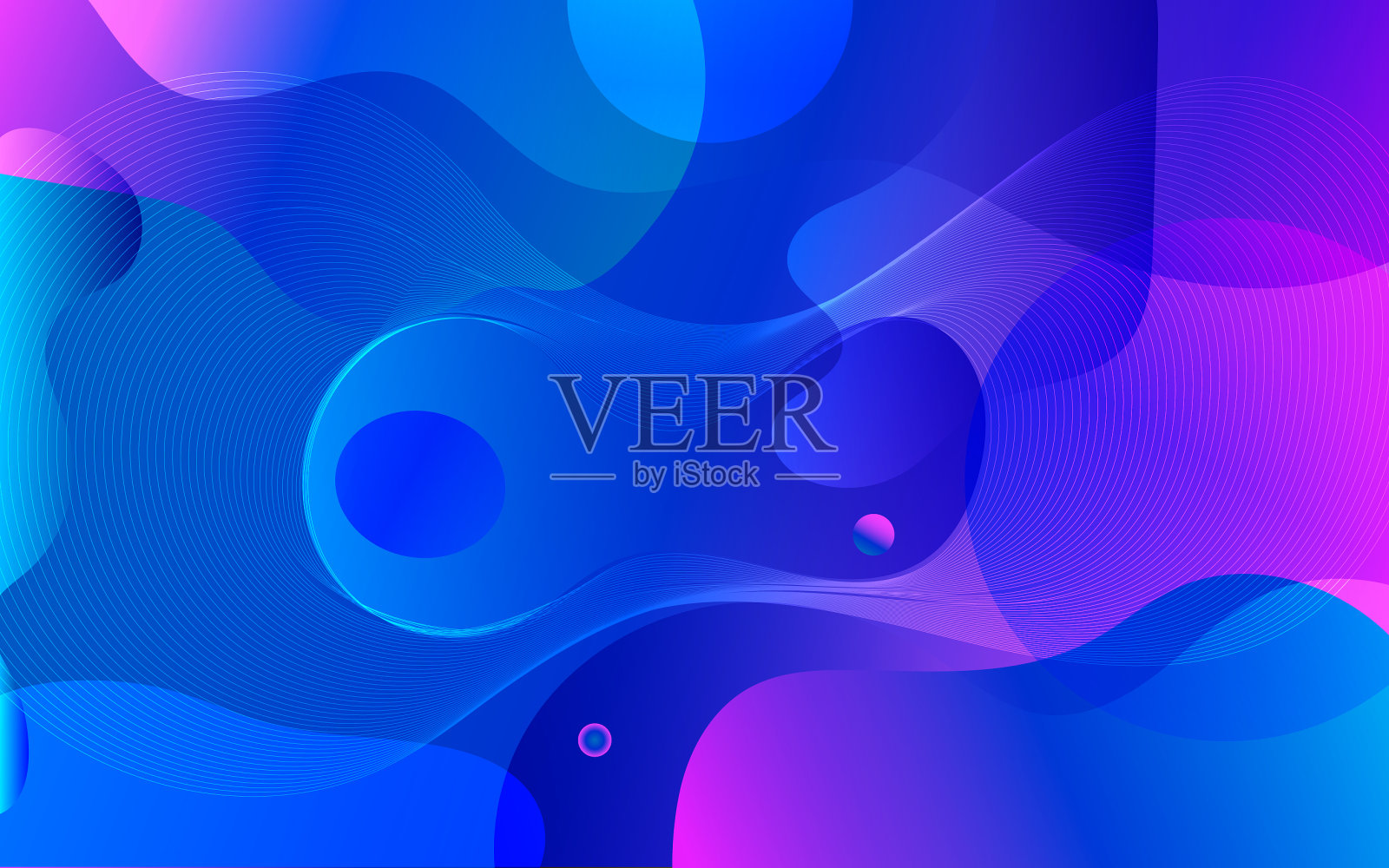 带颜色流体形状的抽象背景插画图片素材