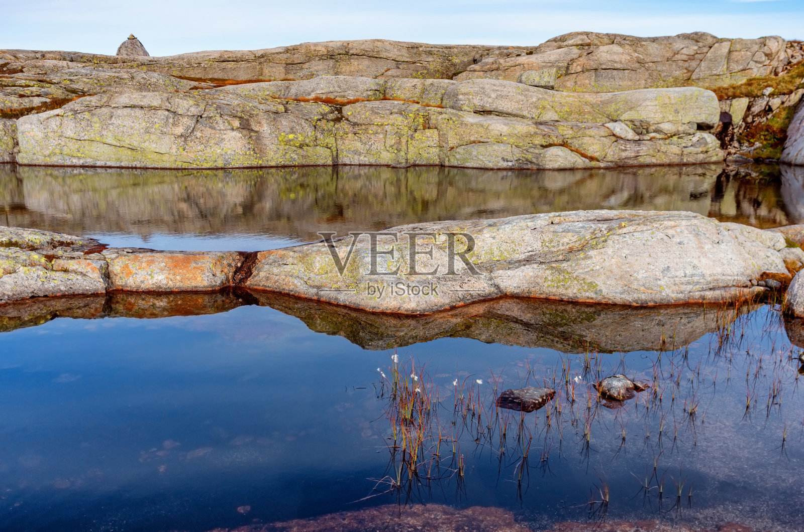 秋天的山景。挪威照片摄影图片