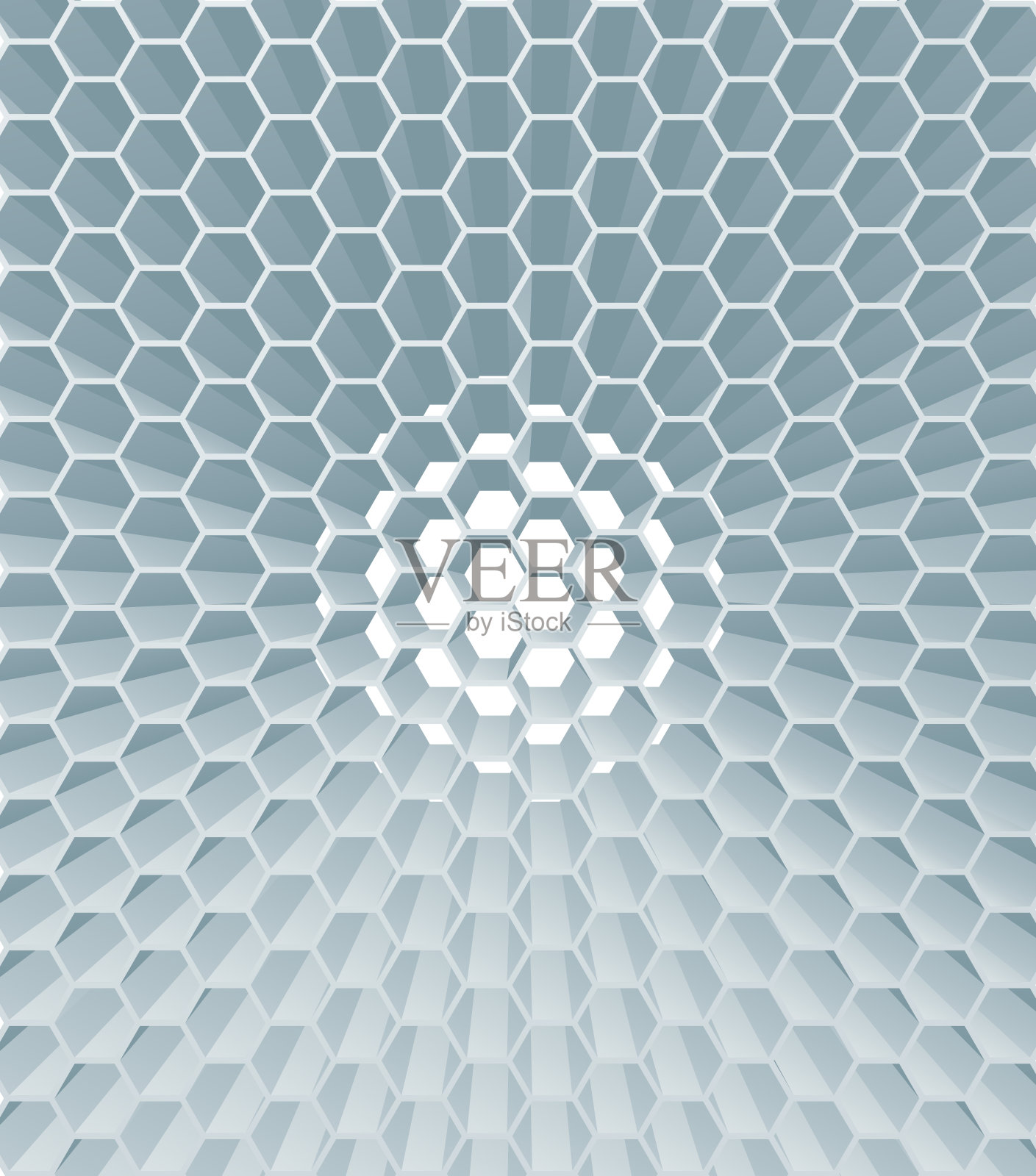 六边形蜂窝抽象几何背景插画图片素材