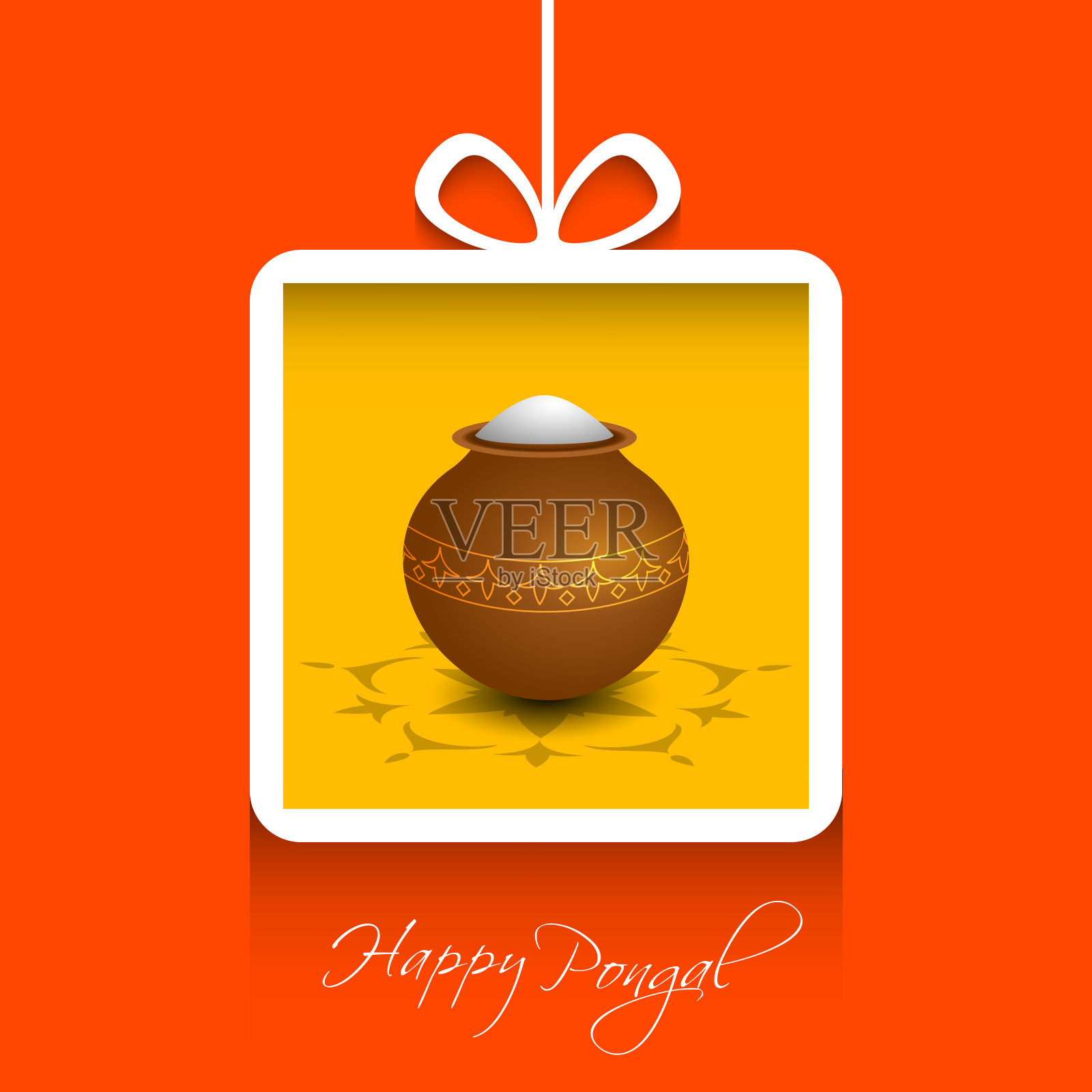 Pongal节日庆祝插图。插画图片素材