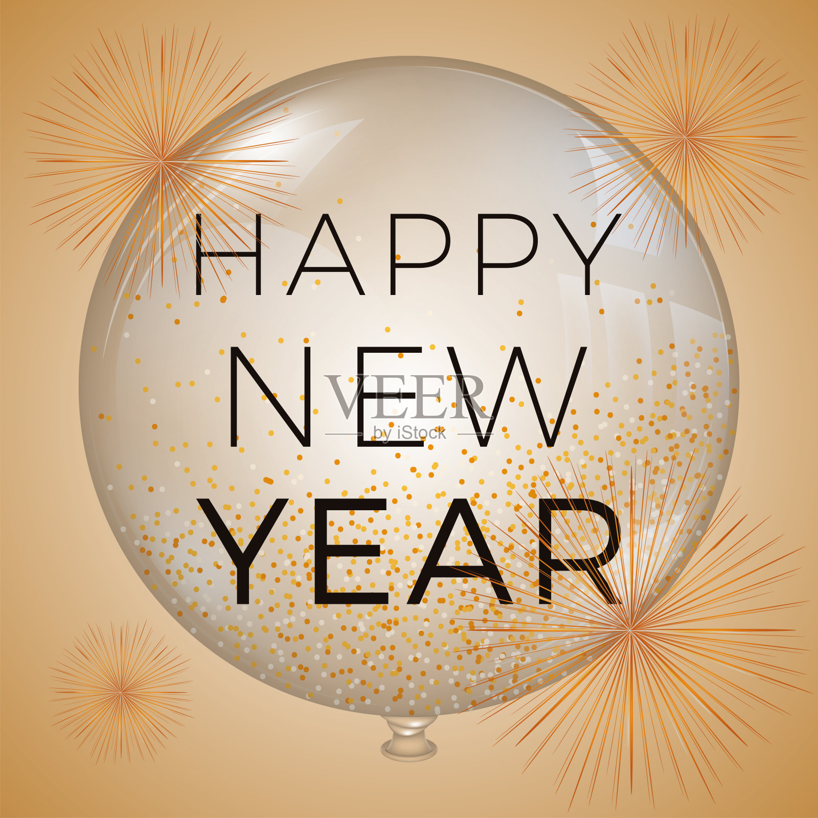 新年贺卡插画图片素材