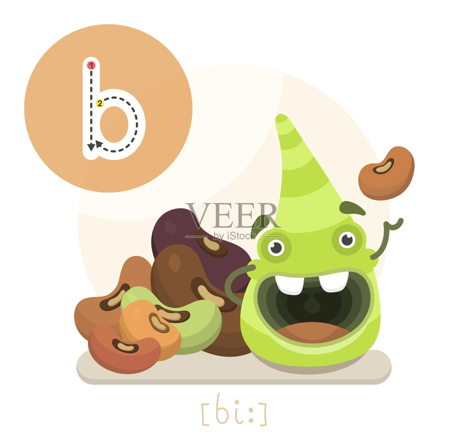 字母b及字符设计元素图片