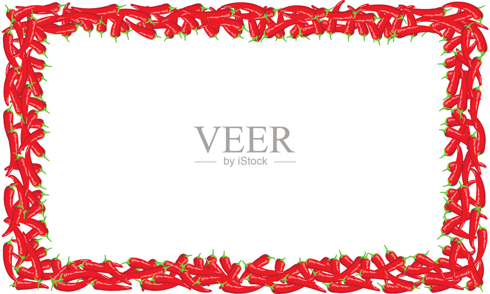 矢量颜色红辣椒背景插画图片素材