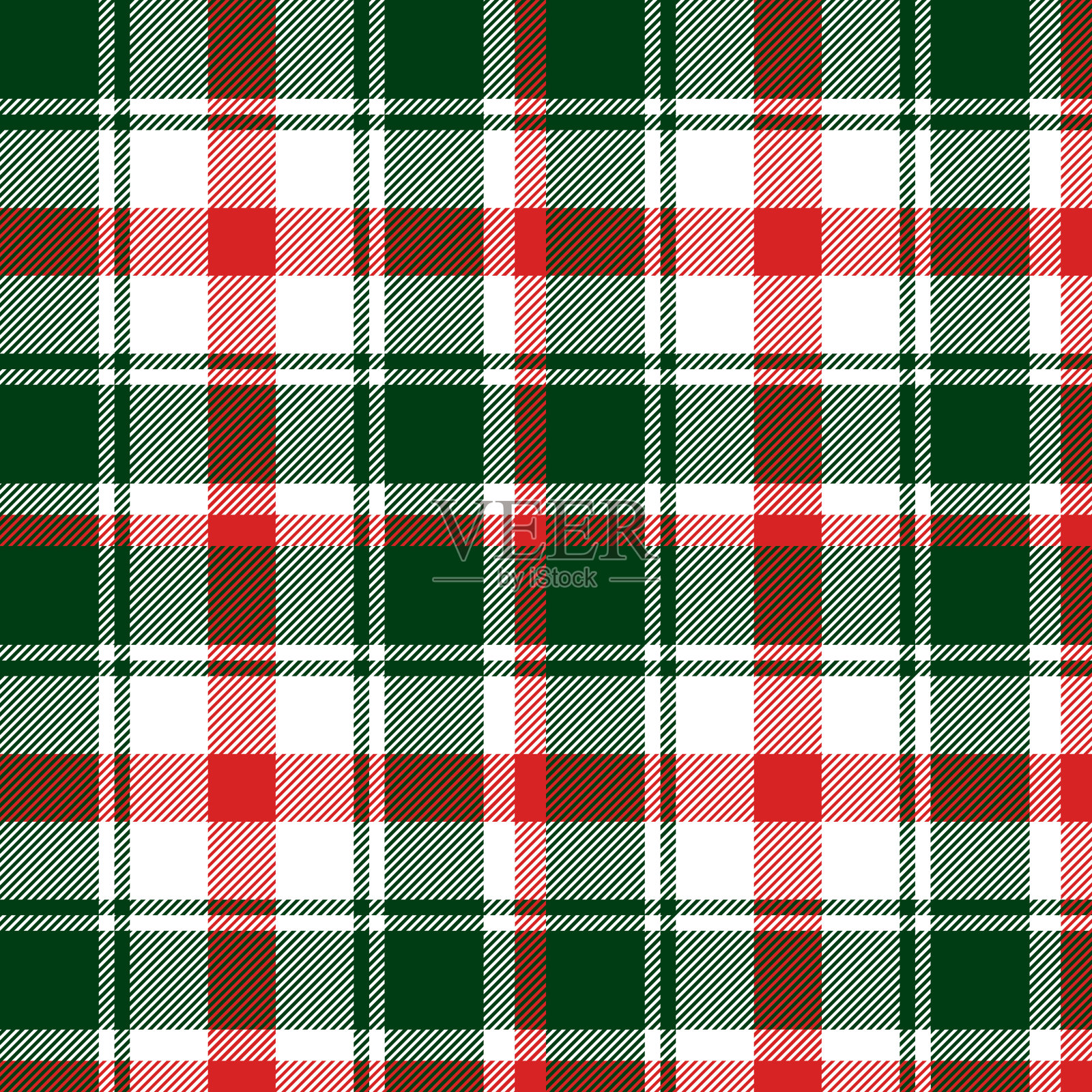 圣诞格子花格装饰图案背景插画图片素材