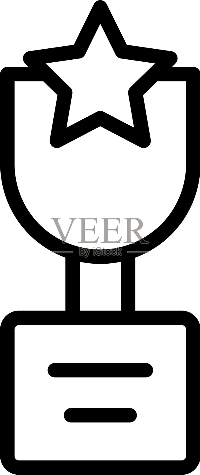 奖一行图标插画图片素材