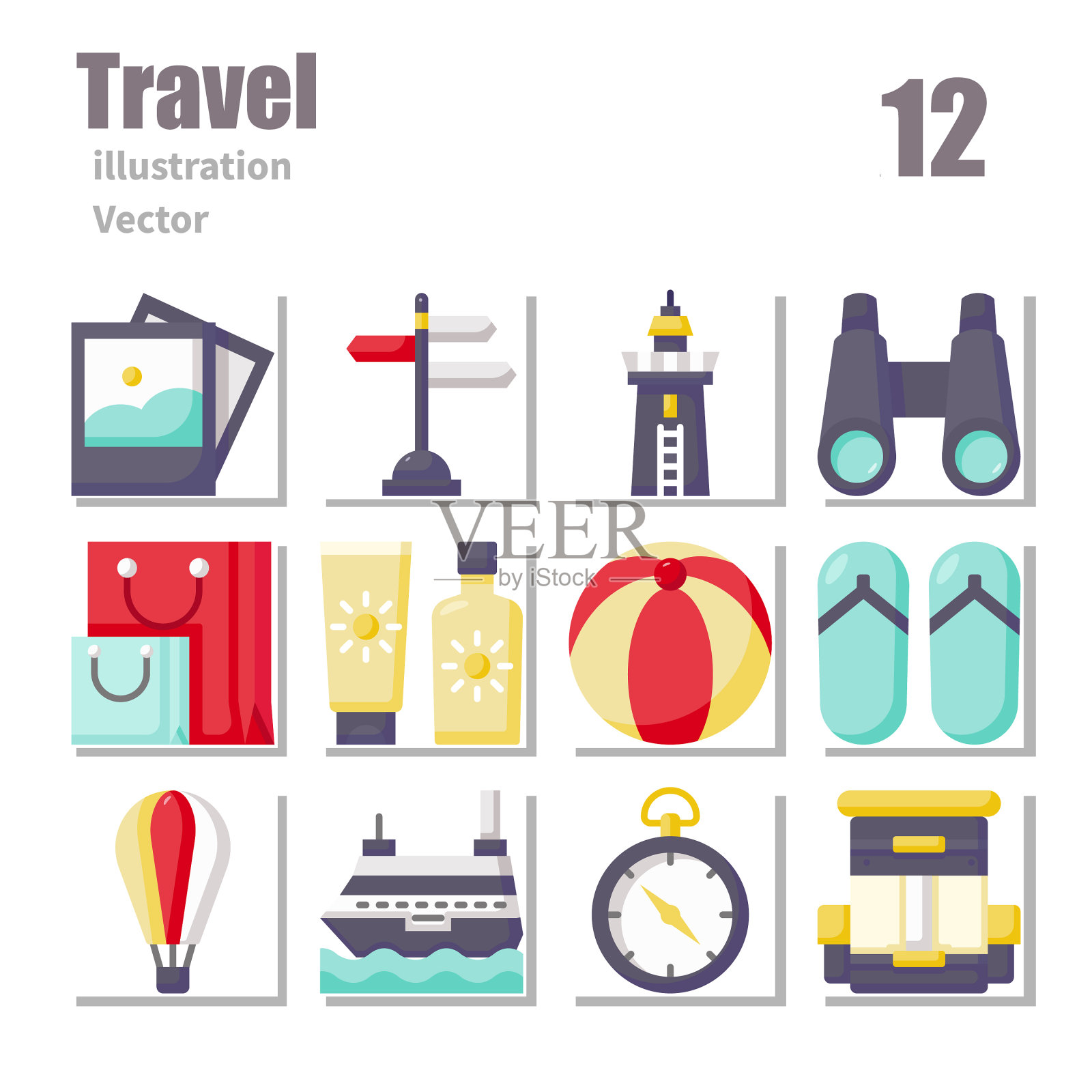 旅行图标套装2图标素材