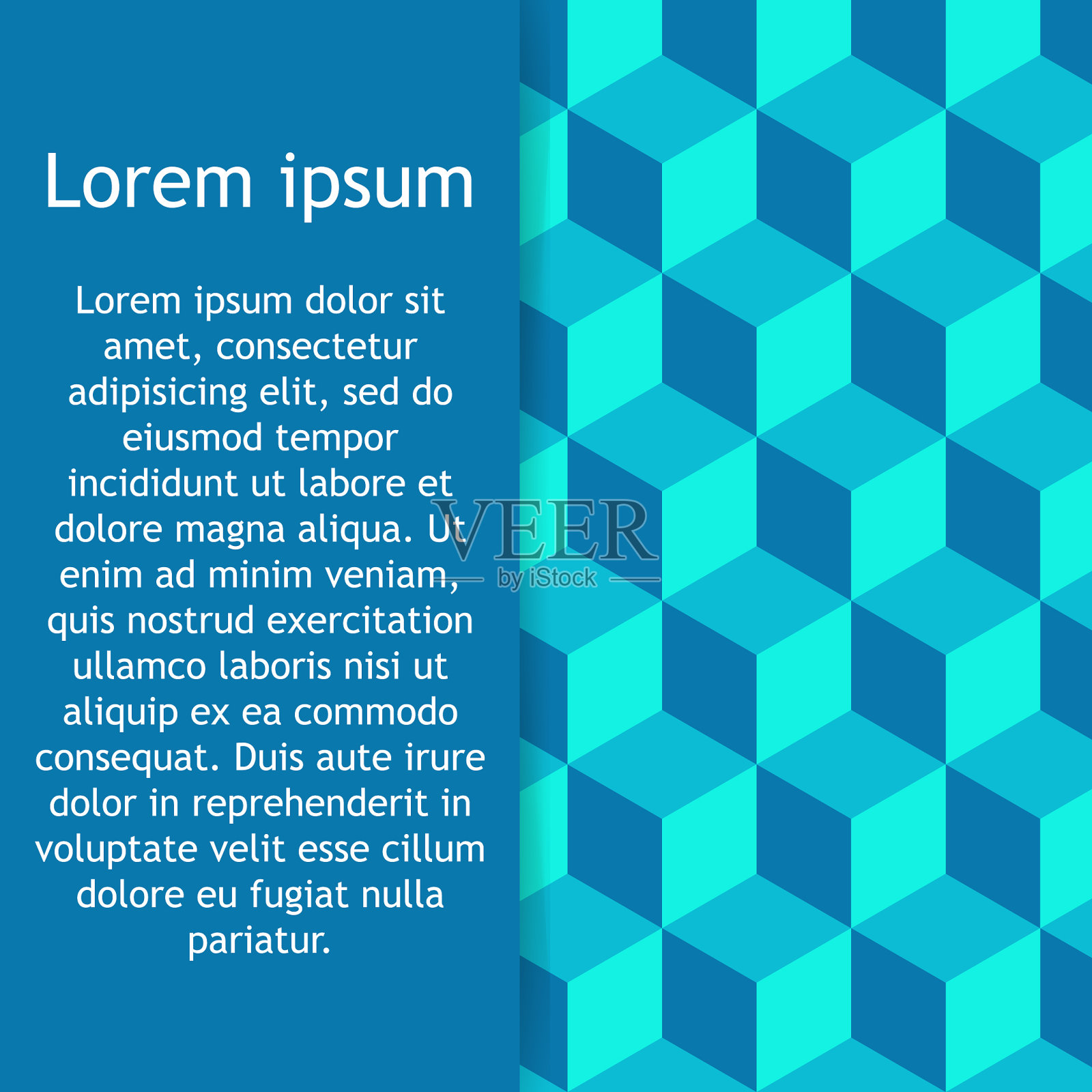 几何背景立方体形状插画图片素材