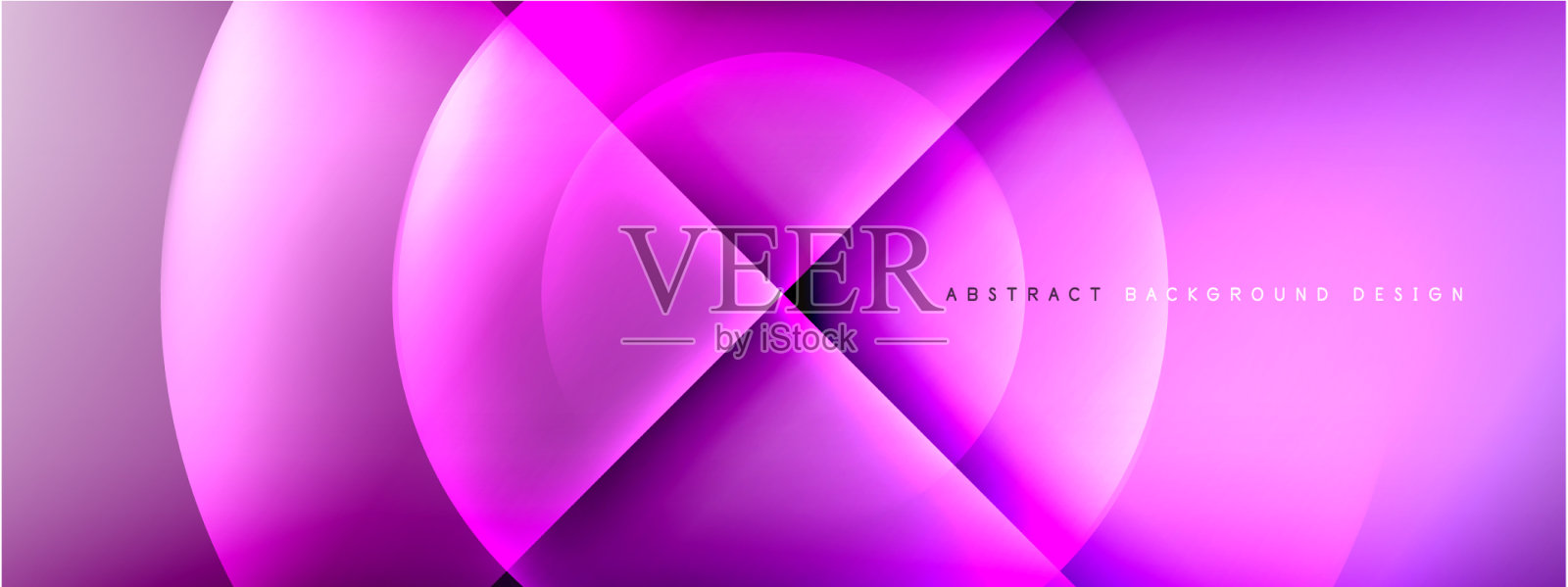 抽象背景-圆和十字上插画图片素材