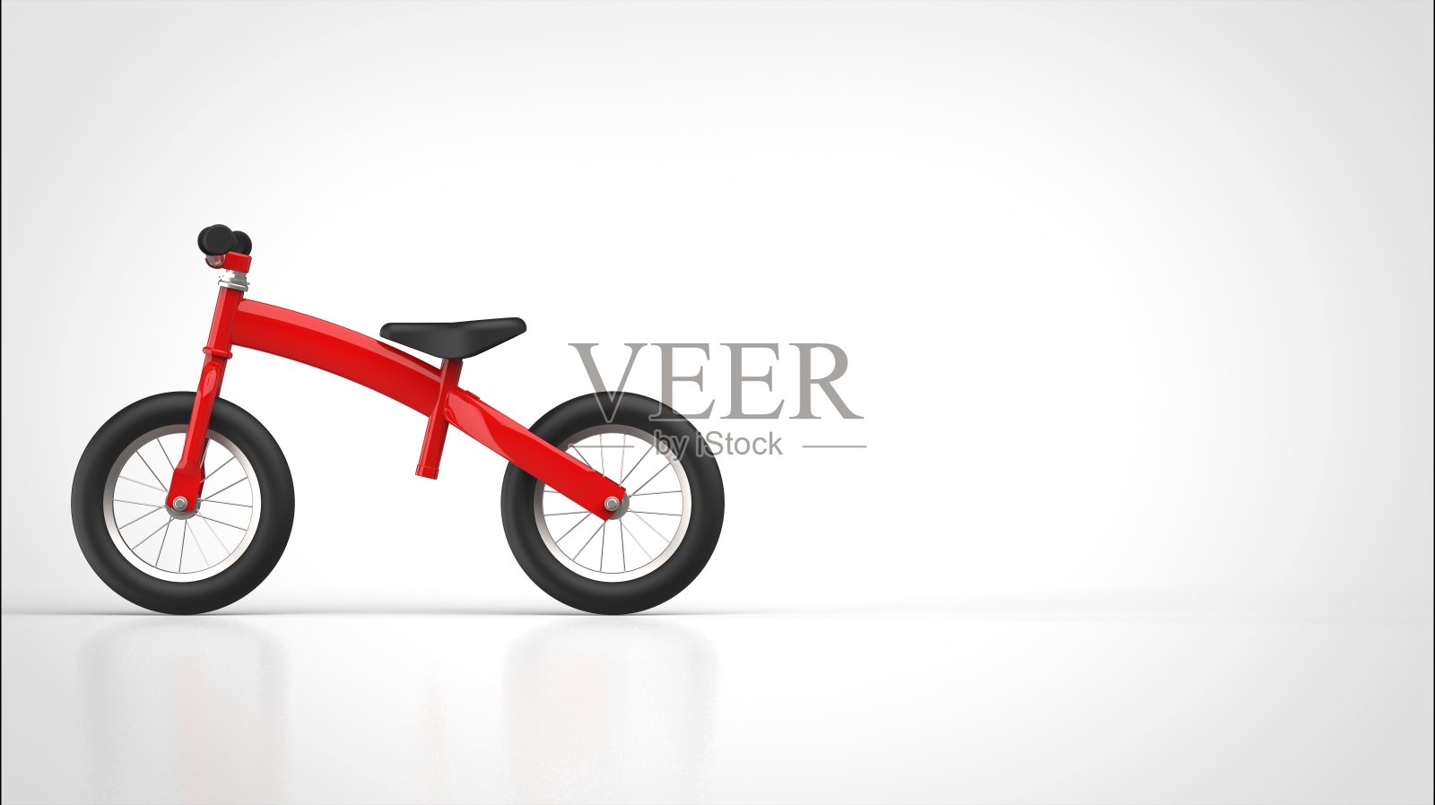 自行车儿童侧左3d渲染。jpg照片摄影图片