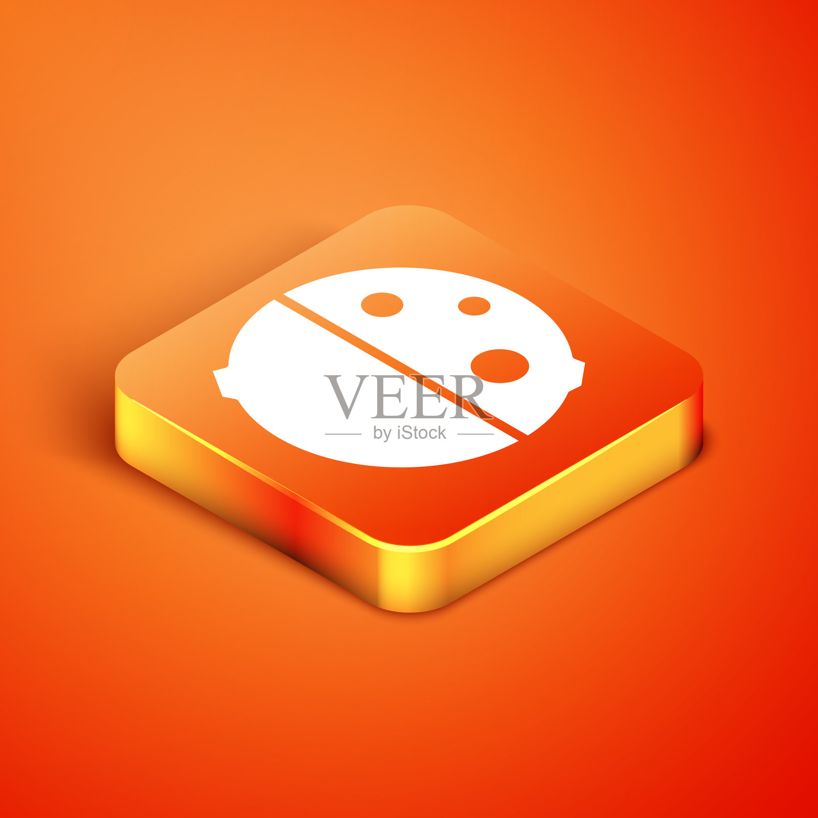 等距日食太阳图标孤立上图标素材