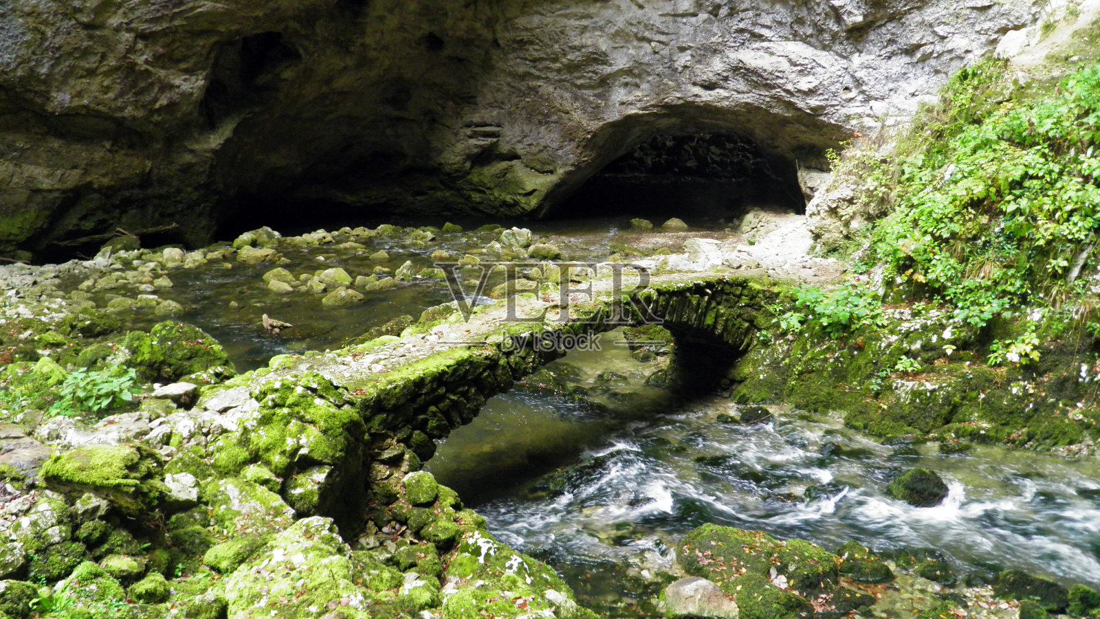 峡谷拉科夫斯科奇扬谷（拉卡或诺特兰斯基雷吉斯基公园拉科夫什科奇扬），诺特兰日斯卡地区景观公园拉科夫斯科奇扬 - 塞尔克尼察，斯洛文尼亚（斯洛文尼亚）照片摄影图片