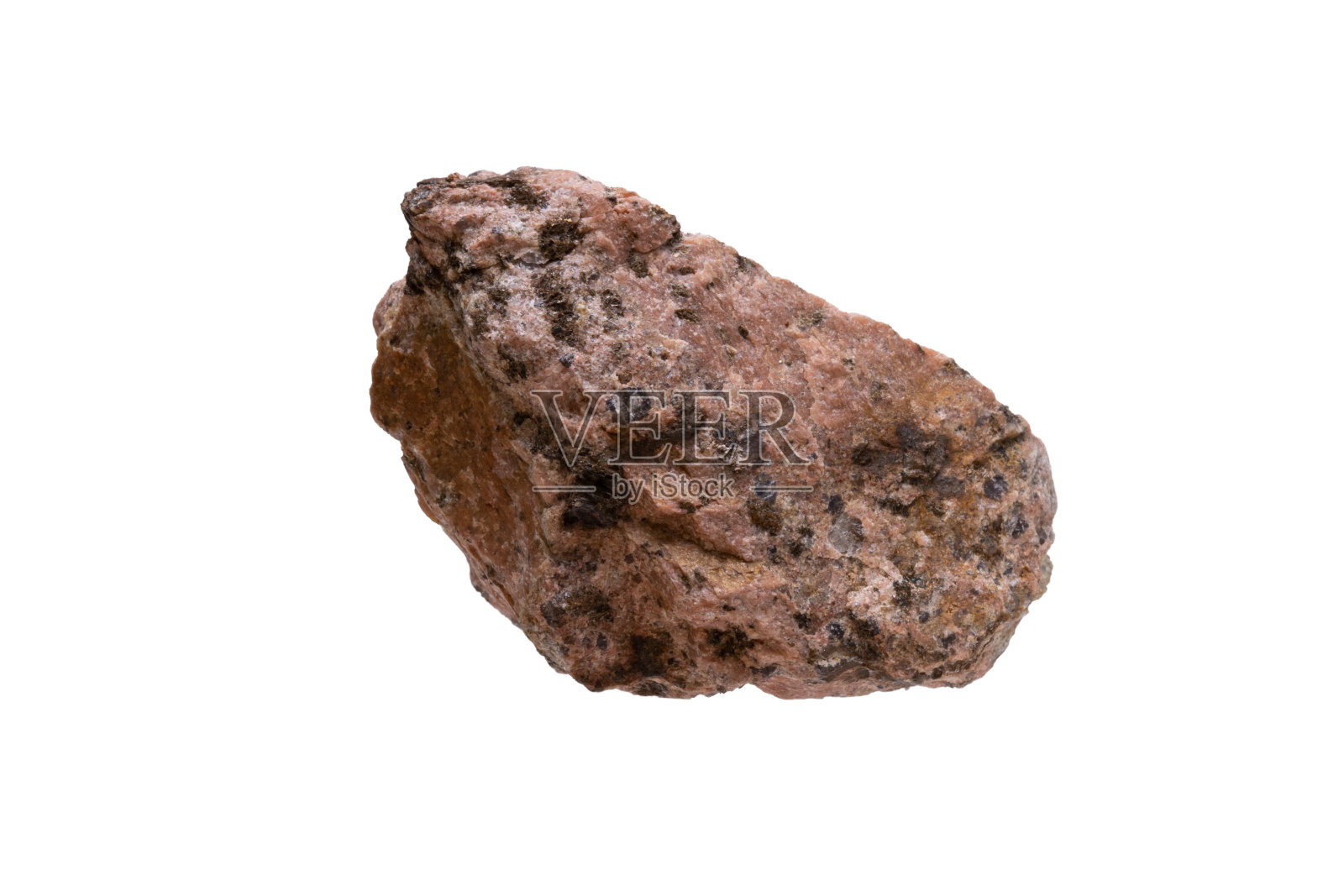 美丽的天然石材孤立在一个白色的背景照片摄影图片