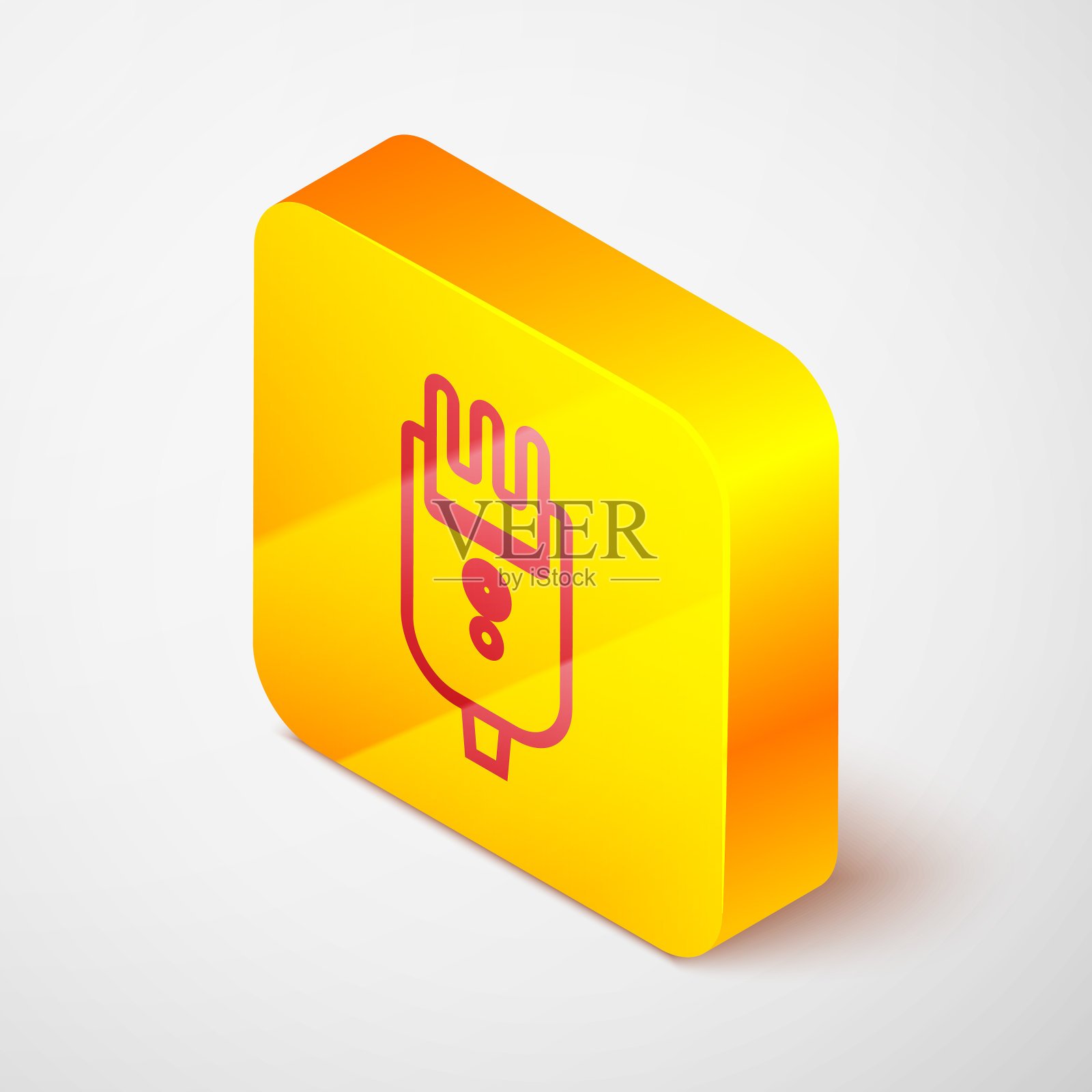 等距线电动理发器或剃须刀图标素材