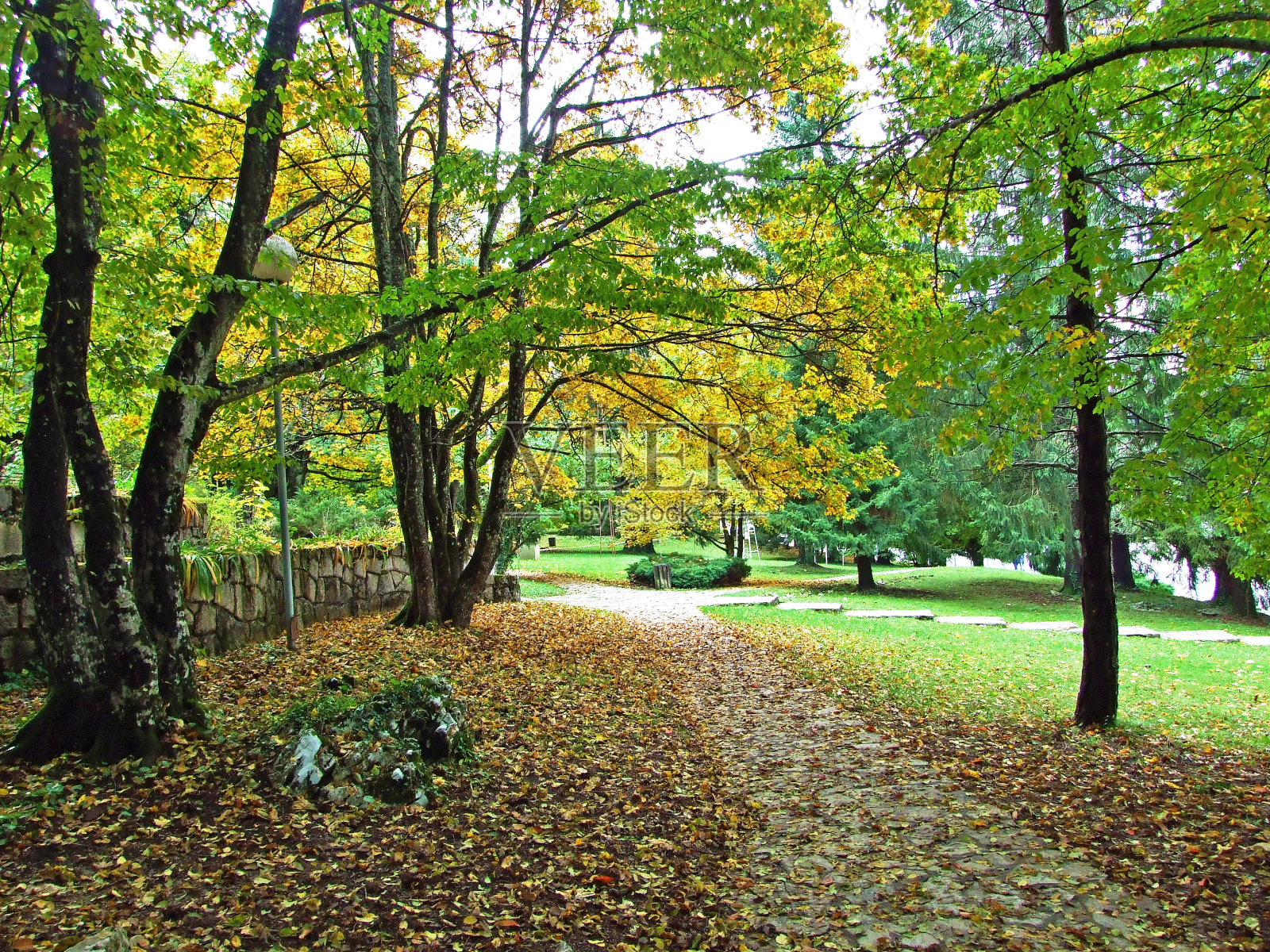 Plitvicka jezera，联合国教科文组织自然世界遗产-克罗地亚Plitvica (Kroatien / Croazia / Hrvatska)照片摄影图片