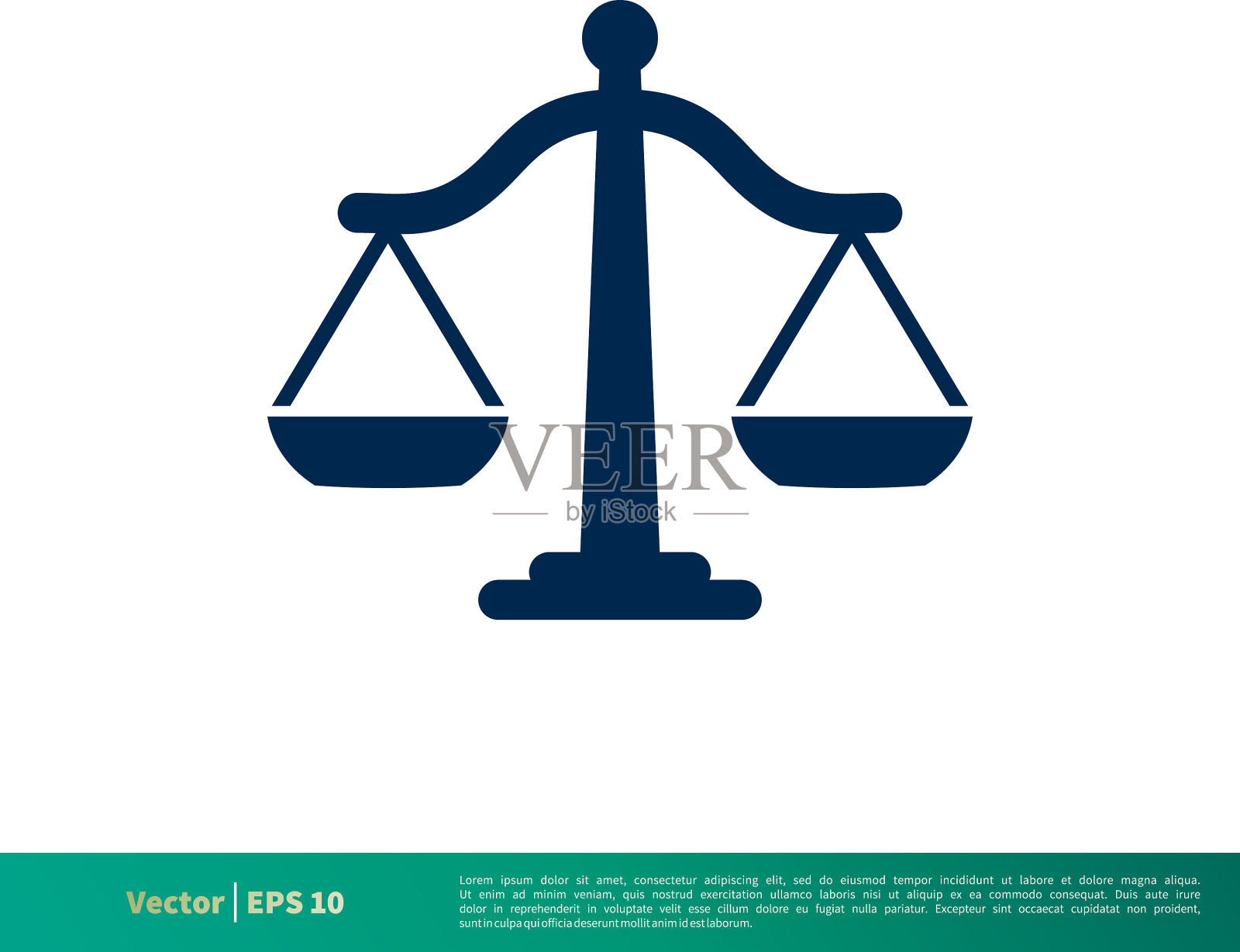 规模正义律师事务所图标标志模板插画图片素材