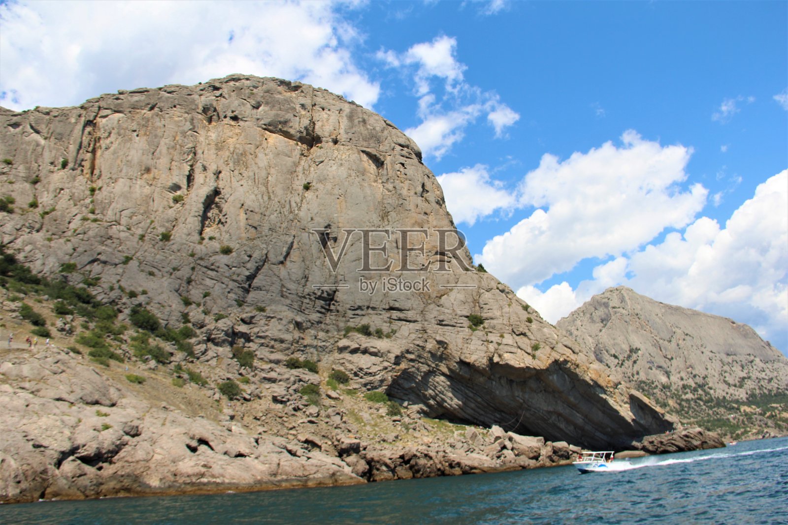 山和海的景观照片摄影图片