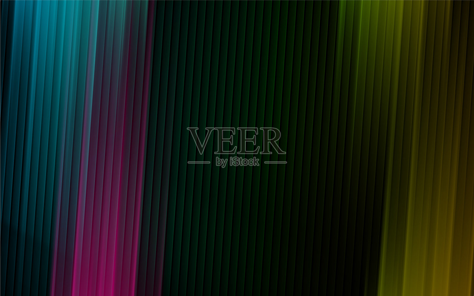 现代的黑色和多彩的抽象线条插画图片素材