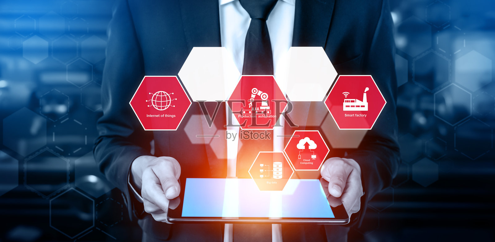 工程技术和工业4.0智能工厂概念照片摄影图片