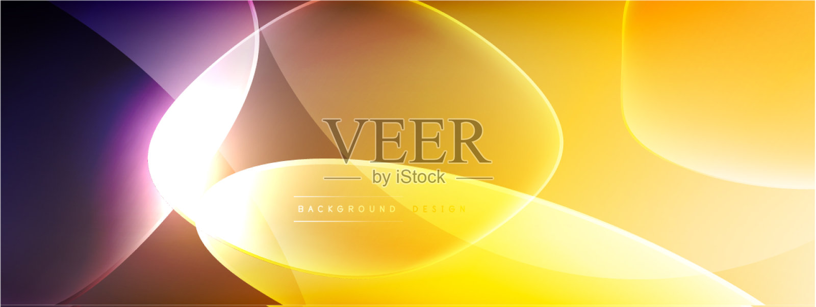 摘要背景-液体气泡的形状插画图片素材