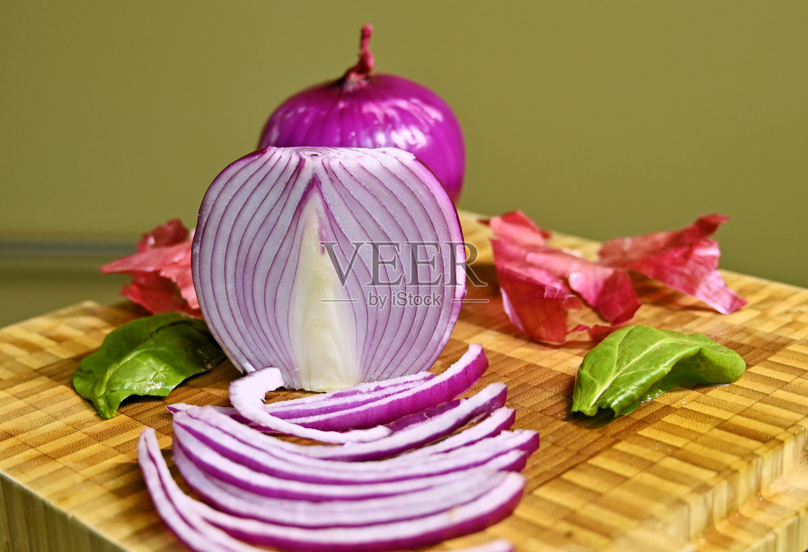 红洋葱片照片摄影图片