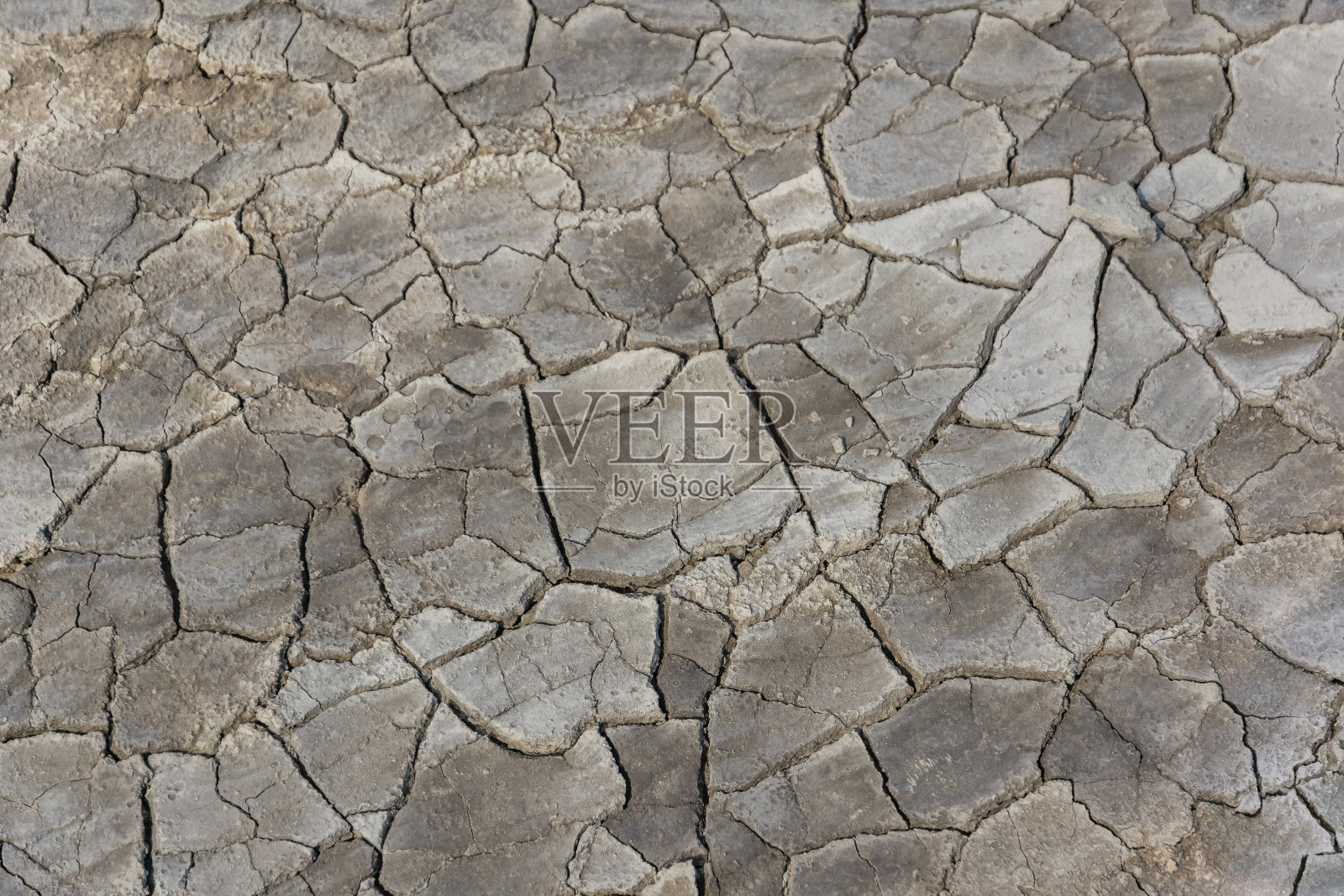泥火山公园的灰色干裂土壤纹理背景照片摄影图片