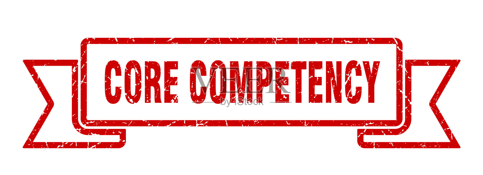 核心能力丝带核心能力垃圾插画图片素材