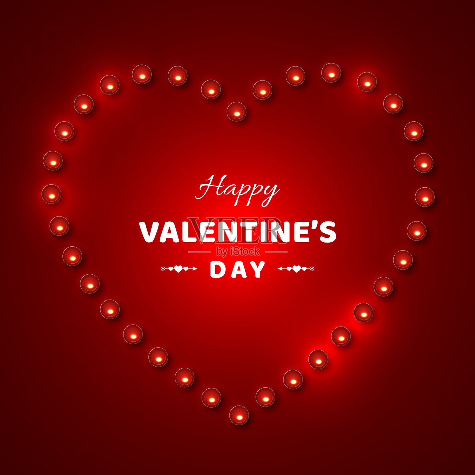 情人节贺卡插画图片素材