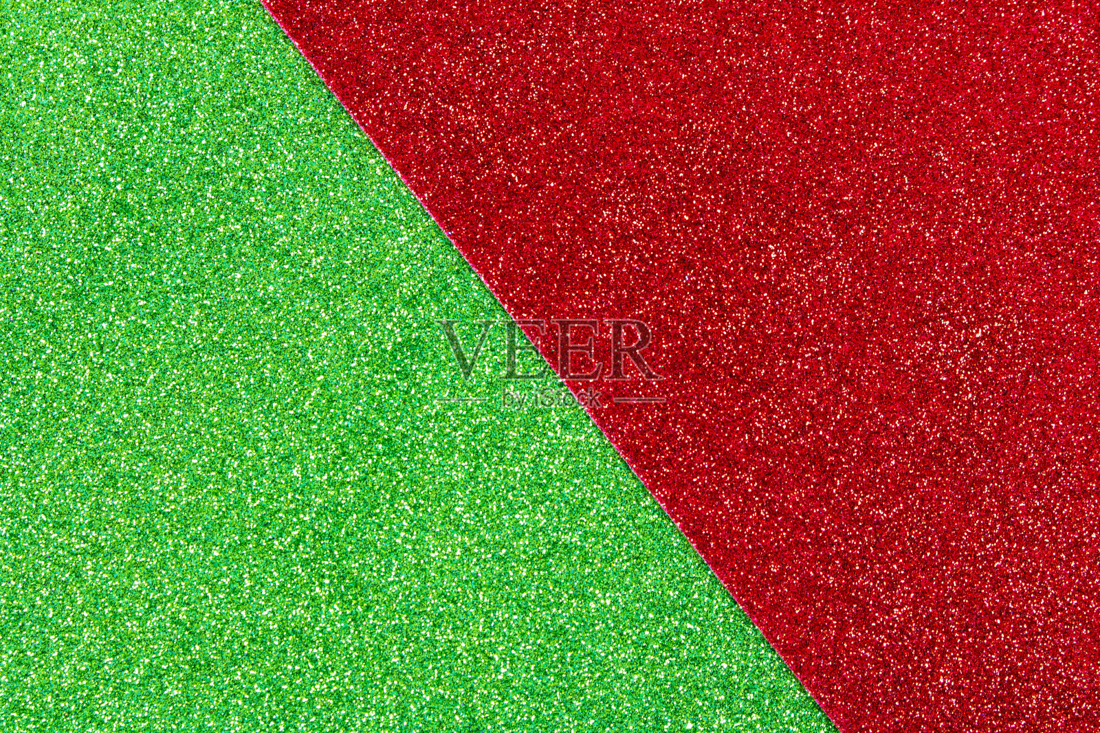 2021年的色彩趋势。抽象的绿红背景。抽象的几何背景设计。照片摄影图片