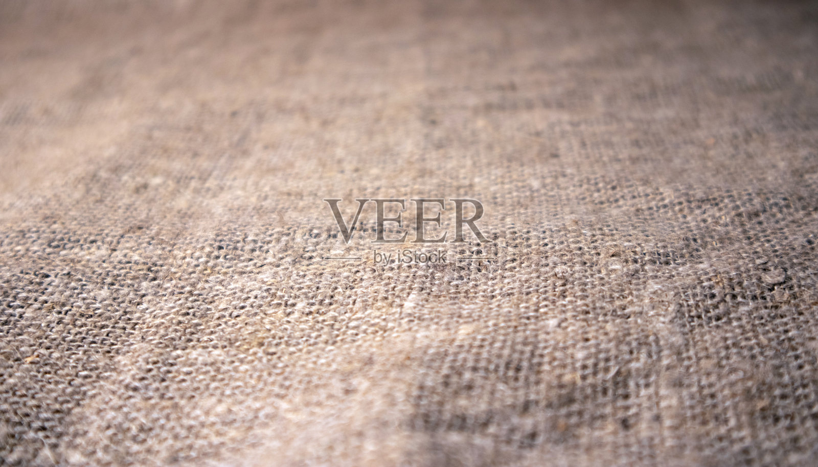 粗麻布画布与渐离焦近照片摄影图片