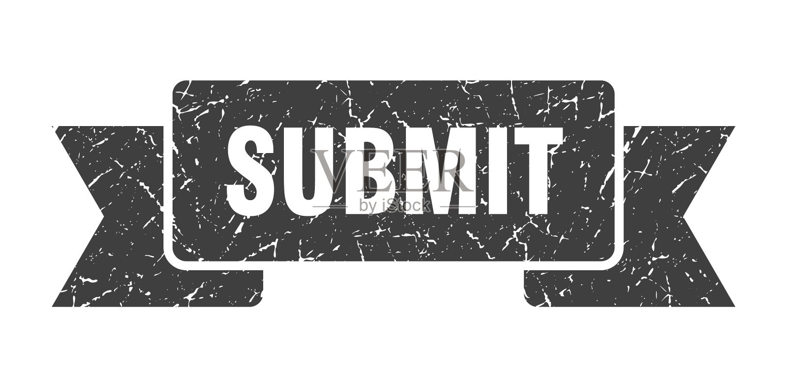 提交丝带提交垃圾乐队签名提交插画图片素材