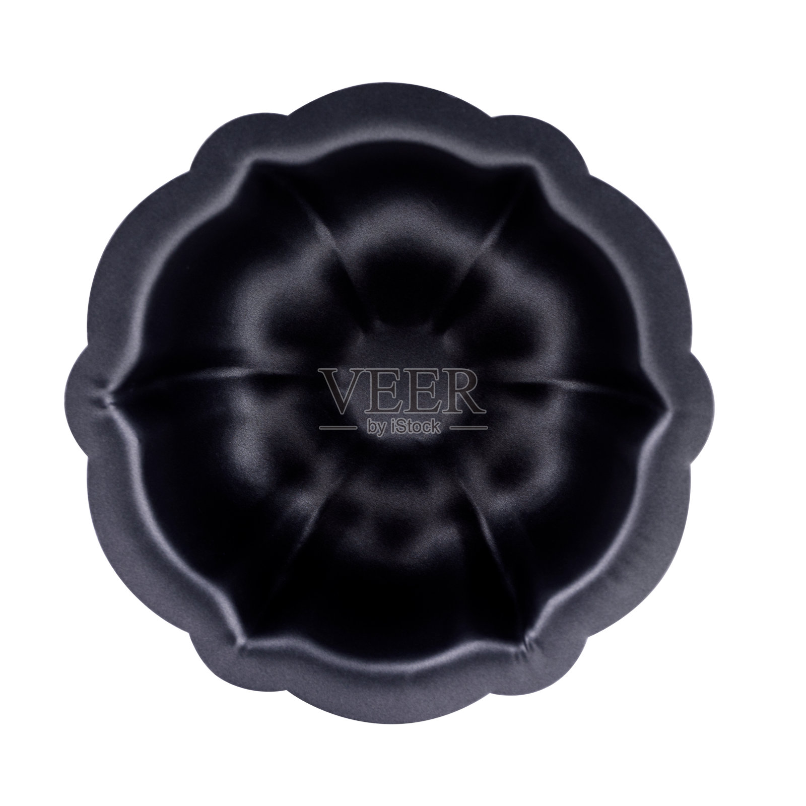 蛋糕形式孤立在白色背景，复制空间。蛋糕杯，金属模具，烤盘。俯视图，平躺，上面照片摄影图片