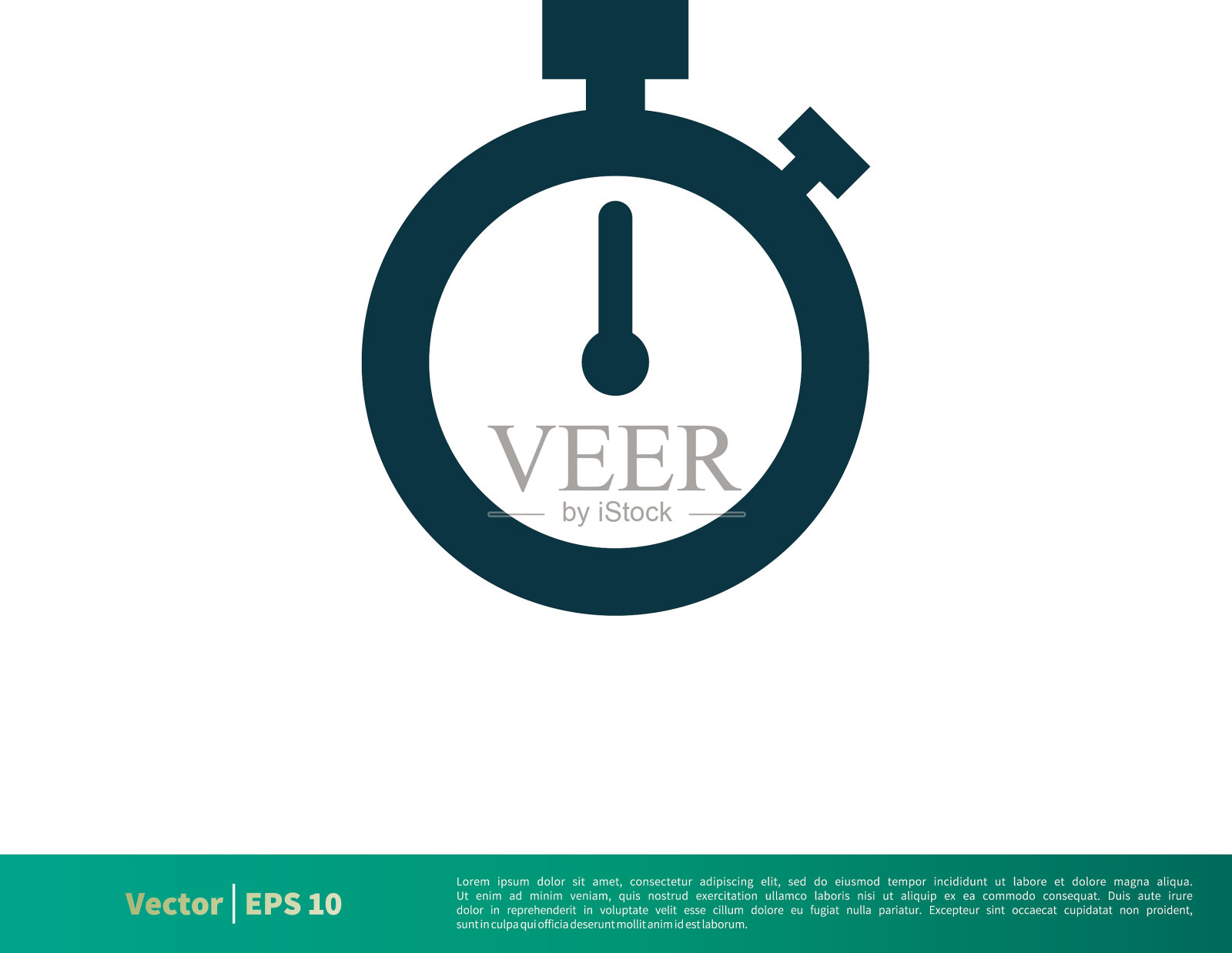 秒表图标标志模板设计eps 10插画图片素材